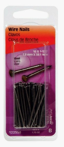 Hillman wire nails brite - wire,